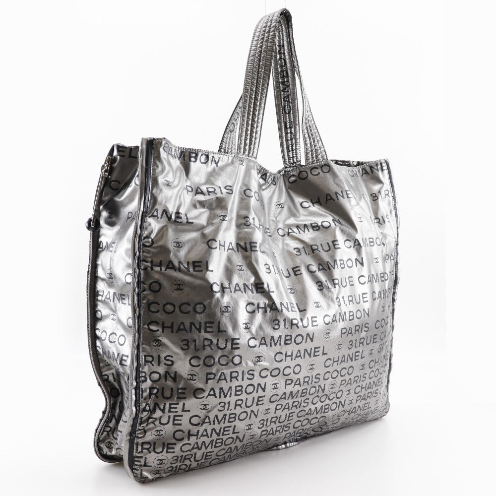 Chanel Nylon 31 Rue Cambon Shopping Tote Canvas Tote Bag A46113 in New Condition