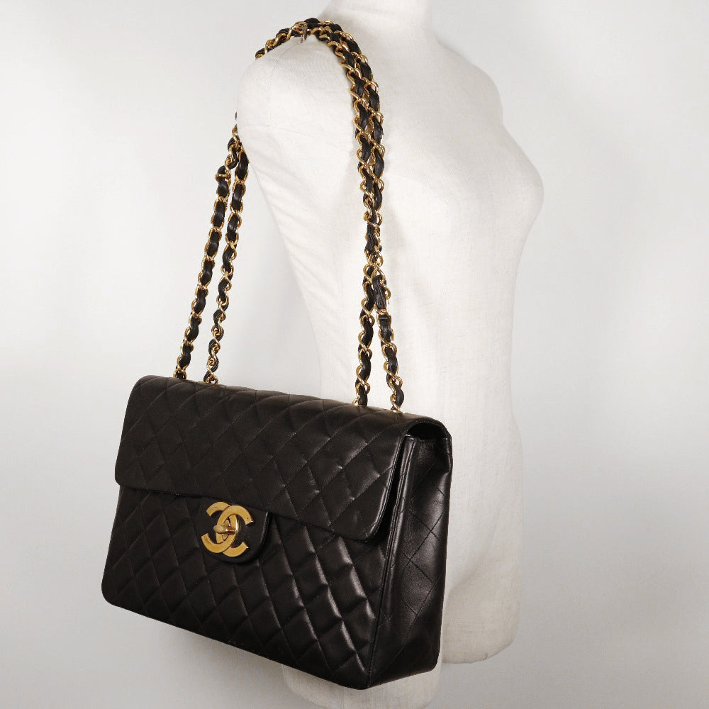 Chanel CC Quilted Leather Flap Bag Leather Crossbody Bag