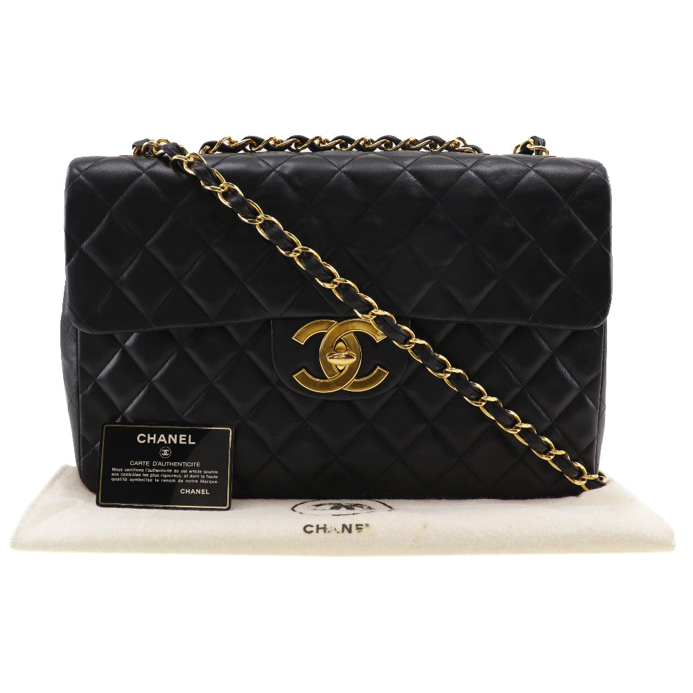 Chanel CC Quilted Leather Flap Bag Leather Crossbody Bag