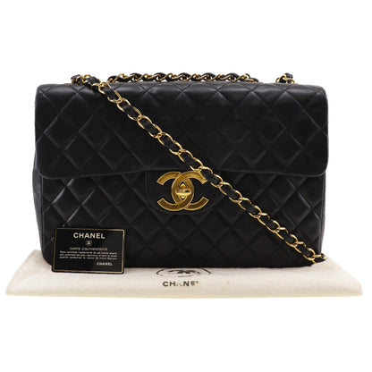 Chanel CC Quilted Leather Flap Bag Leather Crossbody Bag