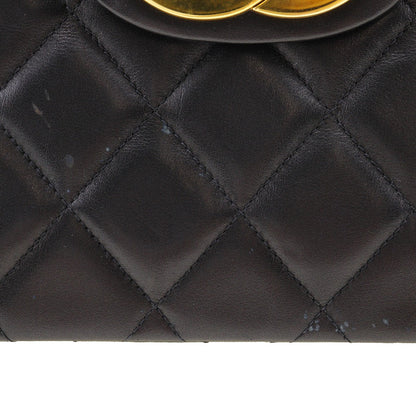 Chanel CC Quilted Leather Flap Bag Leather Crossbody Bag