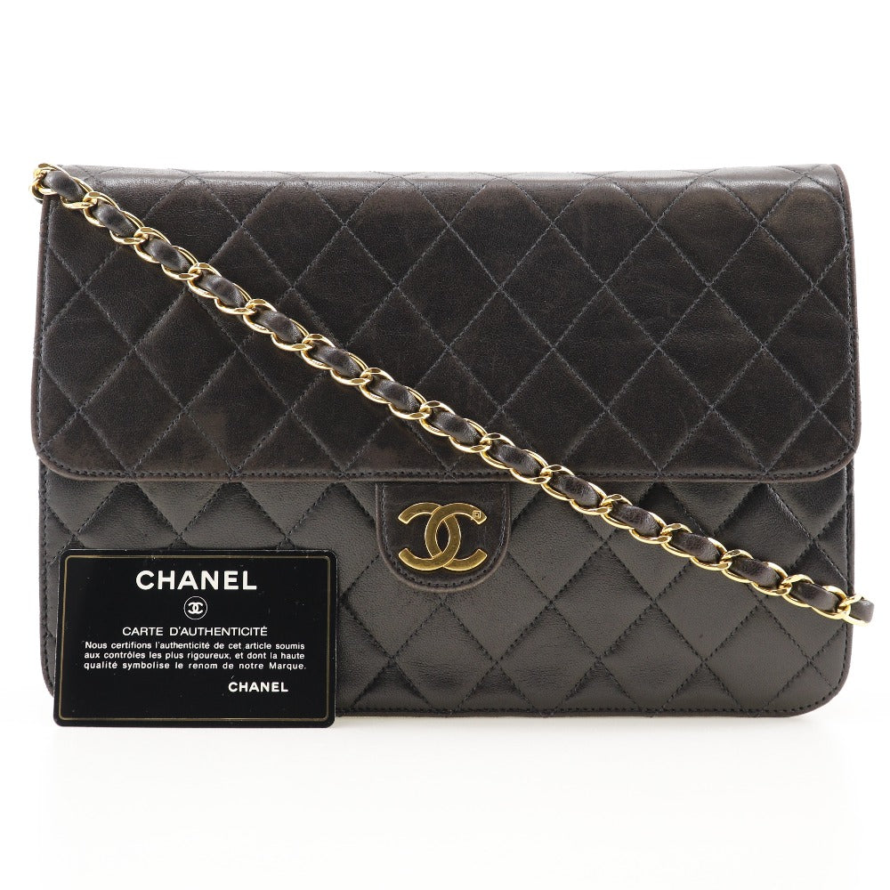 Chanel CC Matelasse Chain Shoulder Pochette Leather Shoulder Bag 51530** in New Condition