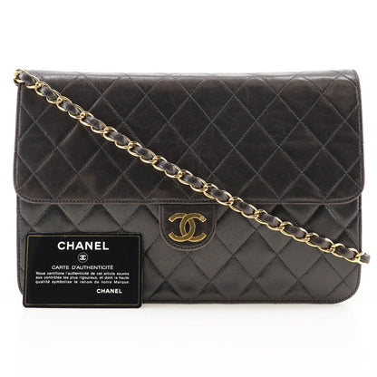 Chanel CC Matelasse Chain Shoulder Pochette Leather Shoulder Bag 51530** in New Condition