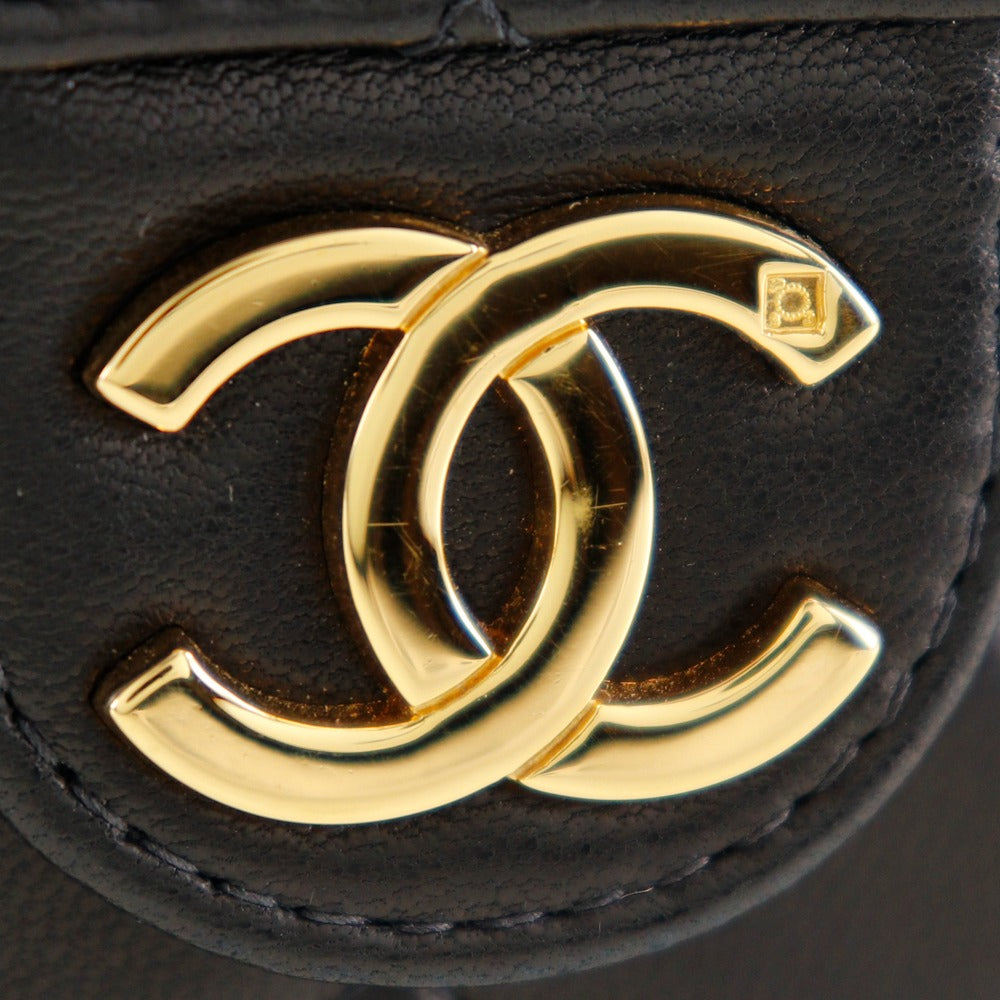 Chanel CC Matelasse Chain Shoulder Pochette Leather Shoulder Bag 53974** in New Condition