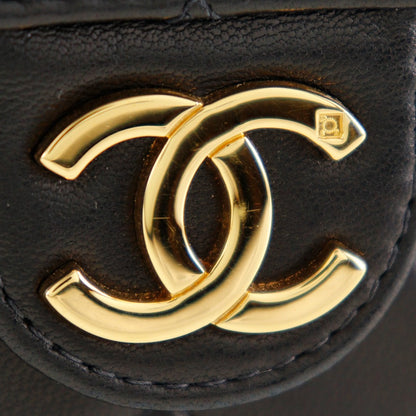 Chanel CC Matelasse Chain Shoulder Pochette Leather Shoulder Bag 53974** in New Condition