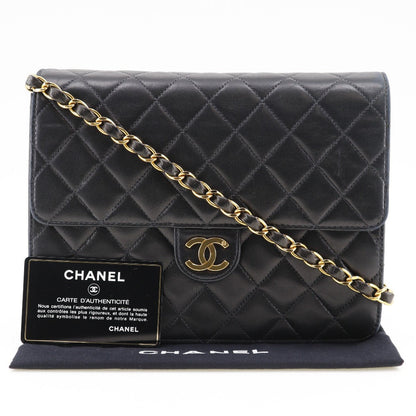 Chanel CC Matelasse Chain Shoulder Pochette Leather Shoulder Bag 53974** in New Condition