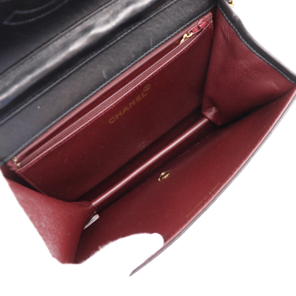 Chanel CC Matelasse Chain Shoulder Pochette Leather Shoulder Bag 53974** in New Condition