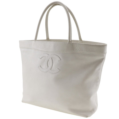 Chanel CC Caviar Tote Bag Leather Tote Bag 59847** in New Condition