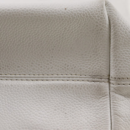 Chanel CC Caviar Tote Bag Leather Tote Bag 59847** in New Condition