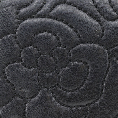 Chanel Camellia No.5 Long Wallet Leather Long Wallet A70620 in New Condition
