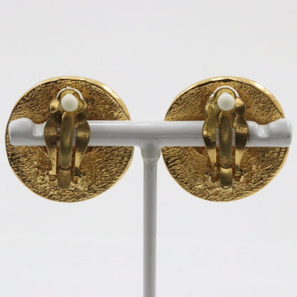 Chanel Vintage Gold Plated Earrings