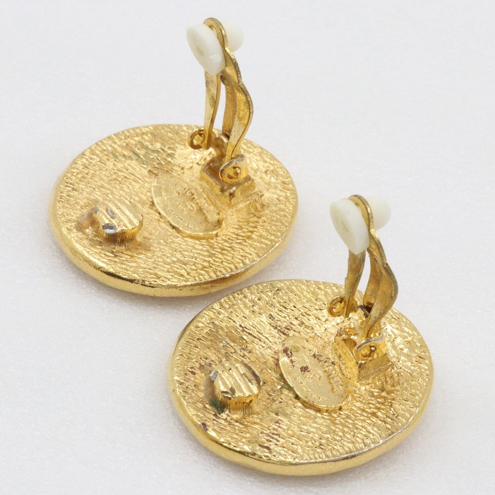 Chanel Vintage Gold Plated Earrings