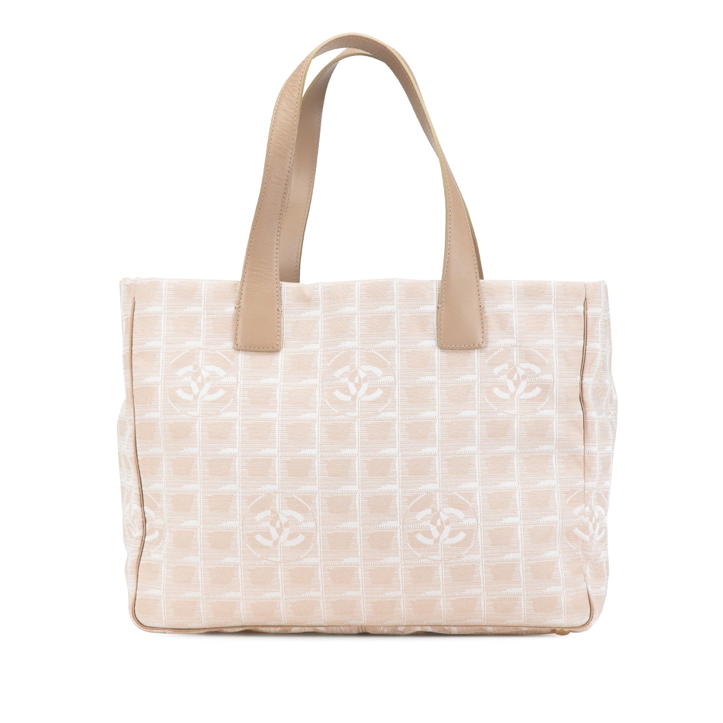 Brown Chanel New Travel Line Nylon Tote