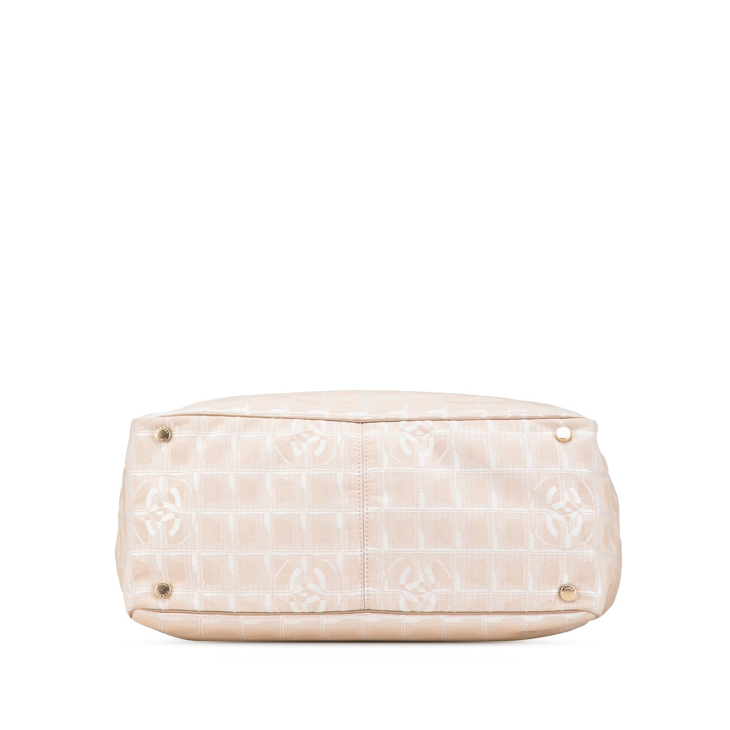 Brown Chanel New Travel Line Nylon Tote