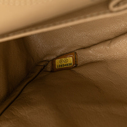 Gold Chanel Reissue 2.55 Aged Calfskin Double Flap 227 Shoulder Bag