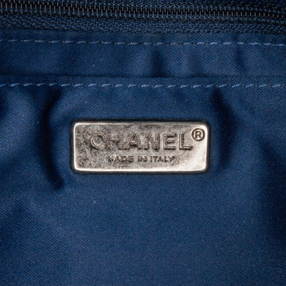 Blue Chanel Paris Cuba Medium Sequin Coco Cuba Single Flap Shoulder Bag