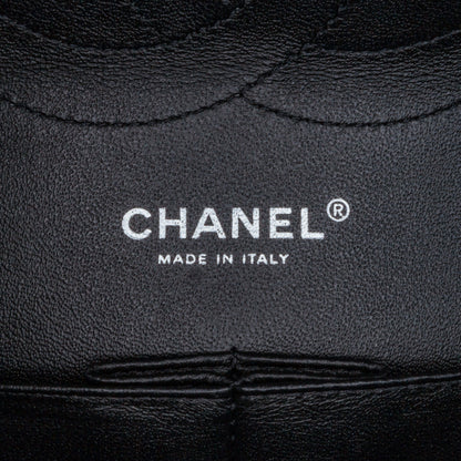 Black Chanel Jumbo Classic Patent Double Flap Shoulder Bag