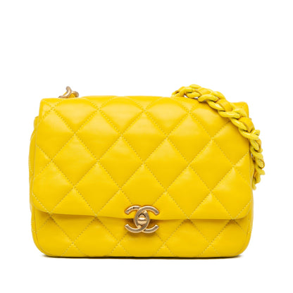 Chanel Sac Small Quilted Lambskin Candy Chain Flap