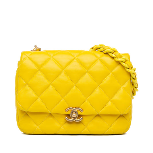 Chanel Sac Small Quilted Lambskin Candy Chain Flap