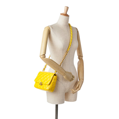 Chanel Sac Small Quilted Lambskin Candy Chain Flap