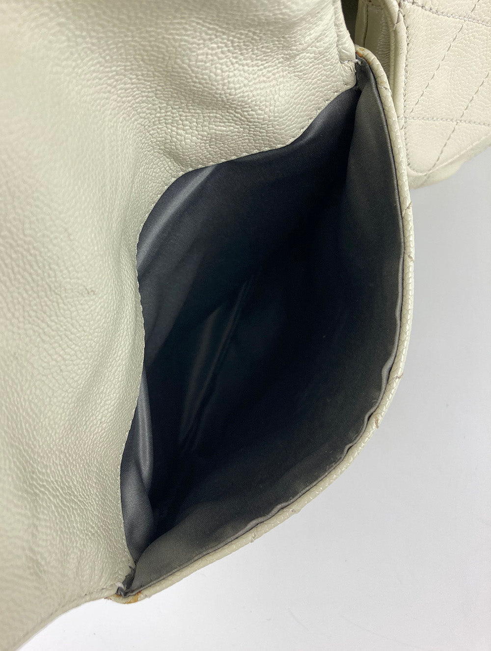 Chanel White Pocket in the City Tote
