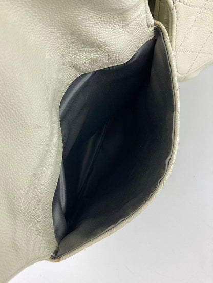 Chanel White Pocket in the City Tote