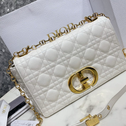 DR346 Medium Dior Caro Bag  / HIGHEST QUALITY VERSION / 10 x 6 x 3 inches