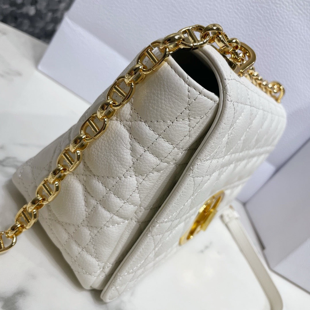 DR346 Medium Dior Caro Bag  / HIGHEST QUALITY VERSION / 10 x 6 x 3 inches