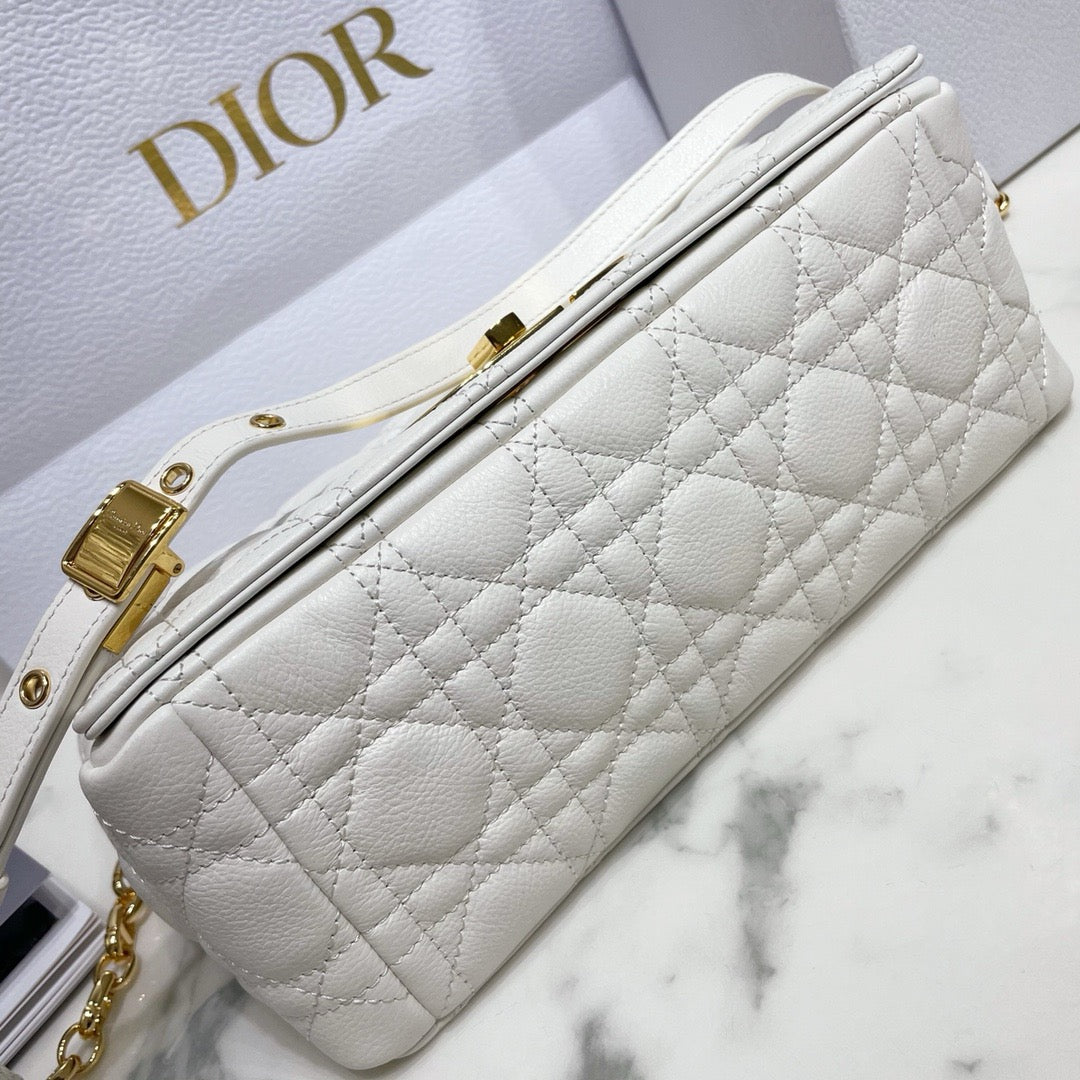 DR346 Medium Dior Caro Bag  / HIGHEST QUALITY VERSION / 10 x 6 x 3 inches