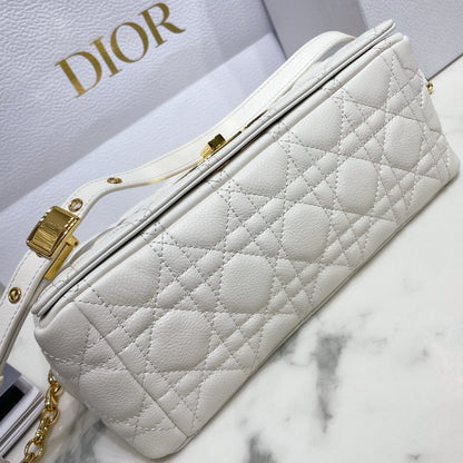 DR346 Medium Dior Caro Bag  / HIGHEST QUALITY VERSION / 10 x 6 x 3 inches