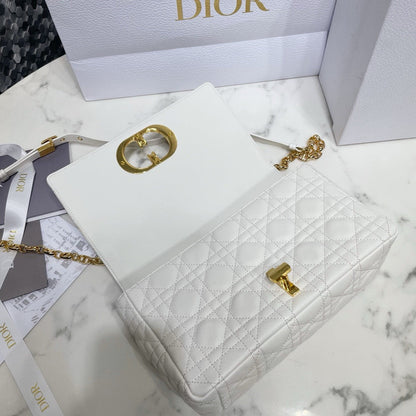 DR346 Medium Dior Caro Bag  / HIGHEST QUALITY VERSION / 10 x 6 x 3 inches