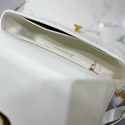 DR346 Medium Dior Caro Bag  / HIGHEST QUALITY VERSION / 10 x 6 x 3 inches