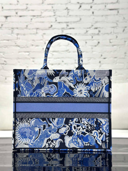 DR526 Medium Dior Book Tote / HIGHEST QUALITY VERSION / 14 x 11 x 6.5 inches