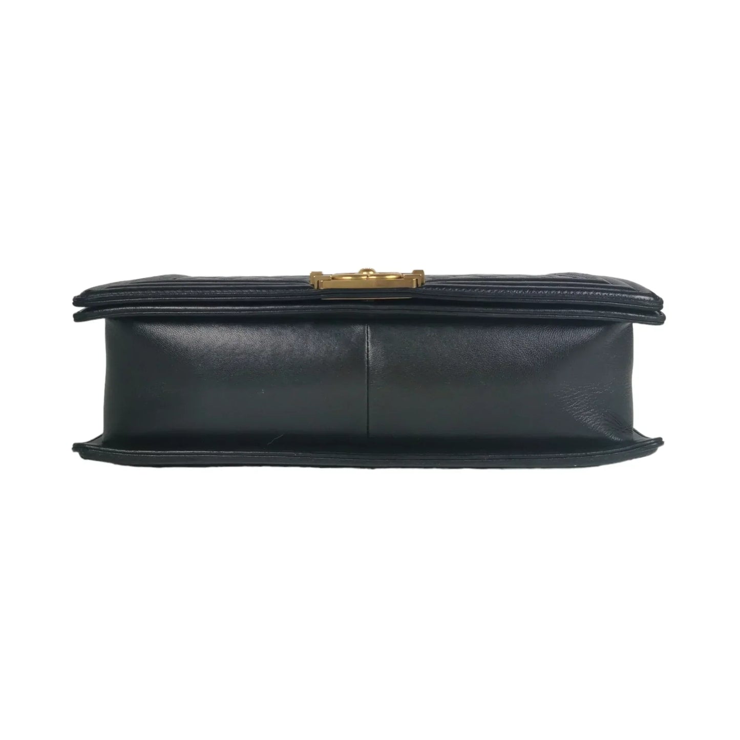 Chanel Boy Large Black Lambskin Gold