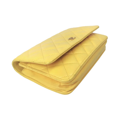 Chanel WoC Yellow Lambskin Gold