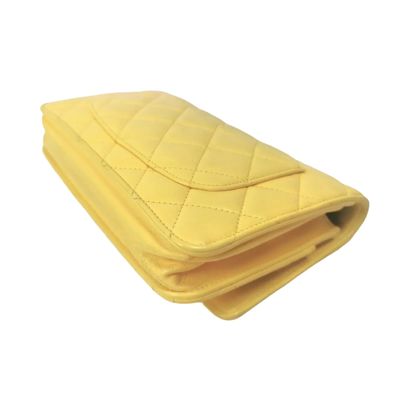 Chanel WoC Yellow Lambskin Gold
