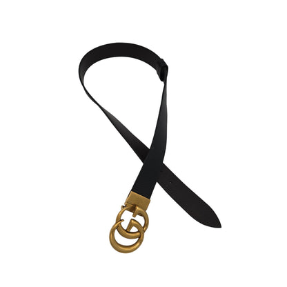 Gucci Calfskin Double G 37mm Reversible Belt
