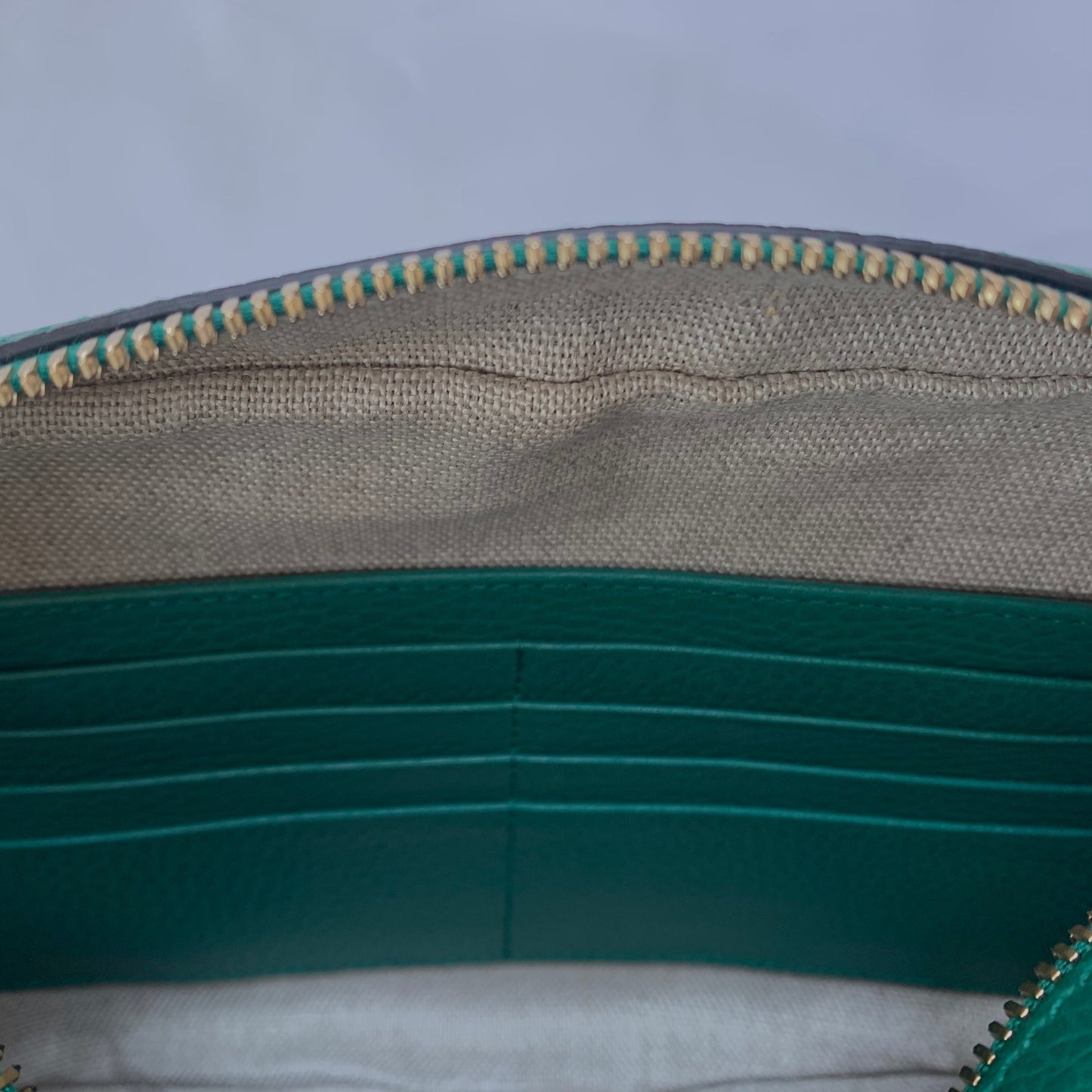 Gucci Canvas Supreme Camera Bag Emerald Green