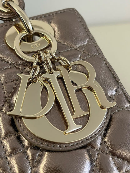 DR334 Small Lady Dior My ABCDior Bag / HIGHEST QUALITY VERSION / 8 x 6.5 x 3 inches