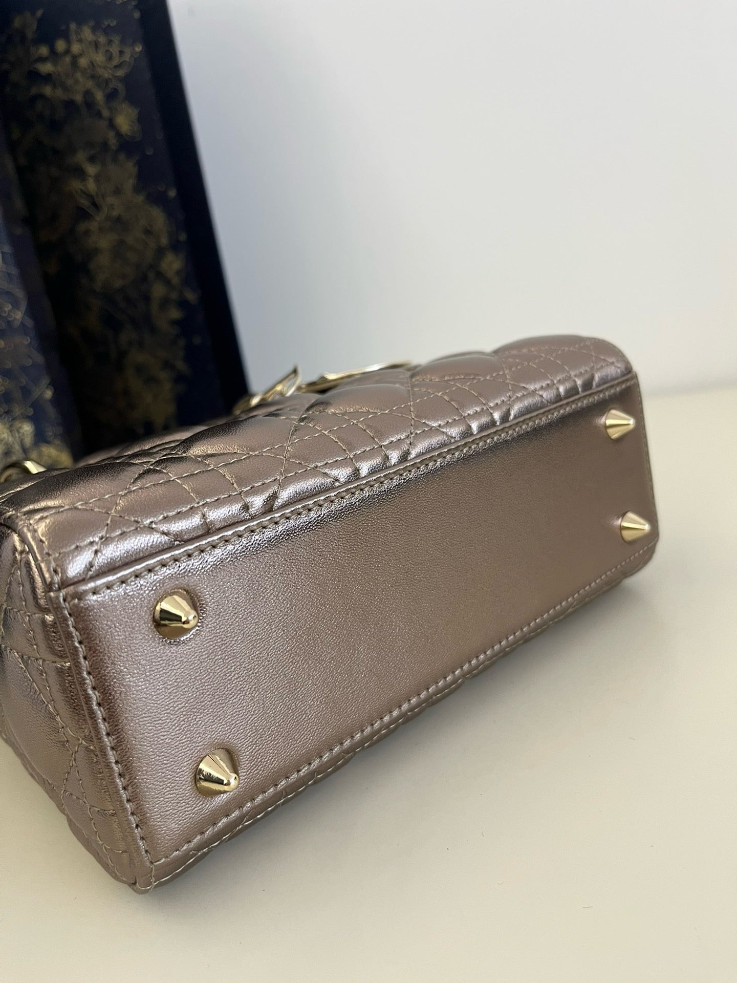 DR334 Small Lady Dior My ABCDior Bag / HIGHEST QUALITY VERSION / 8 x 6.5 x 3 inches