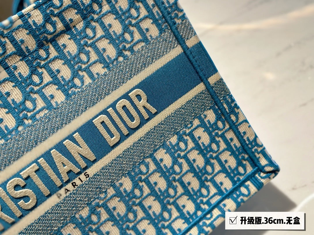 DR340 Medium Dior Book Tote / 14 x 11 x 6.5 inches