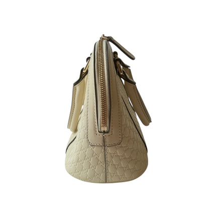 GG Soft Microguccissima Mini Dome Bag Ivoire Shoulder Bag