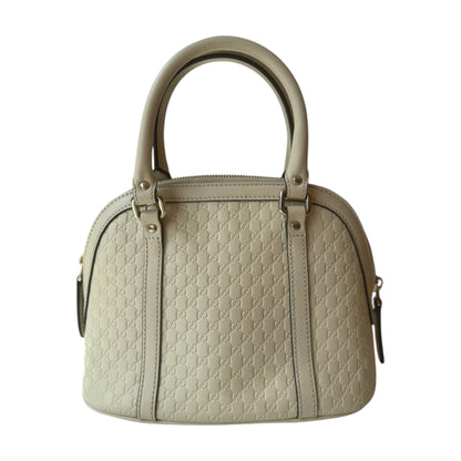 GG Soft Microguccissima Mini Dome Bag Ivoire Shoulder Bag