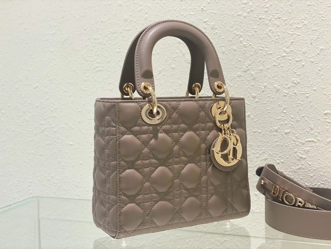 DR327 Small Lady Dior My ABCDior Bag / HIGHEST QUALITY VERSION / 8 x 6.5 x 3 inches