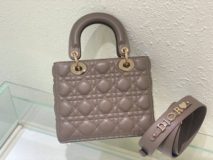 DR327 Small Lady Dior My ABCDior Bag / HIGHEST QUALITY VERSION / 8 x 6.5 x 3 inches