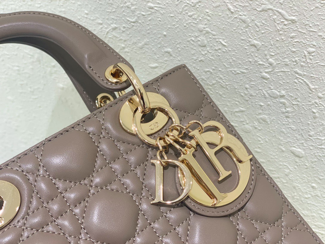 DR327 Small Lady Dior My ABCDior Bag / HIGHEST QUALITY VERSION / 8 x 6.5 x 3 inches