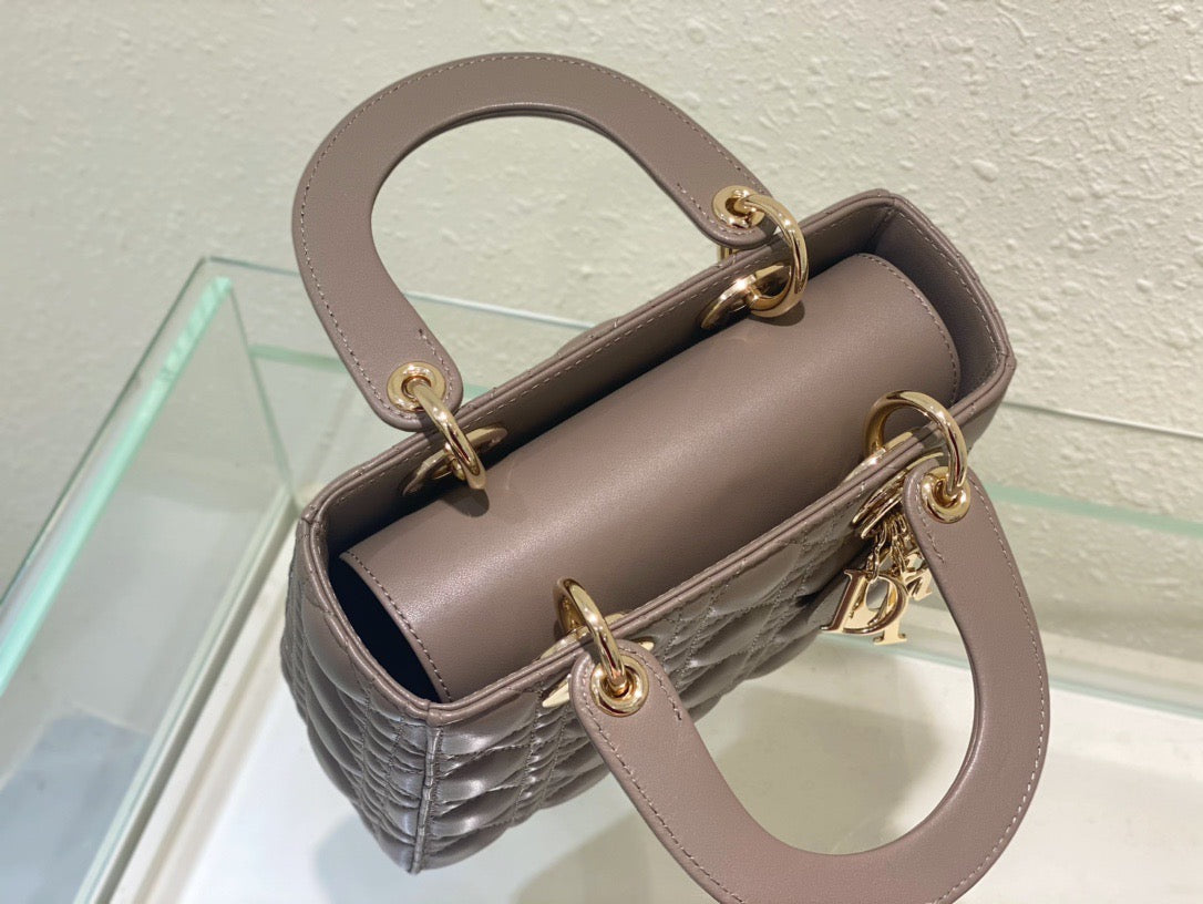 DR327 Small Lady Dior My ABCDior Bag / HIGHEST QUALITY VERSION / 8 x 6.5 x 3 inches