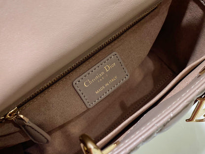 DR327 Small Lady Dior My ABCDior Bag / HIGHEST QUALITY VERSION / 8 x 6.5 x 3 inches