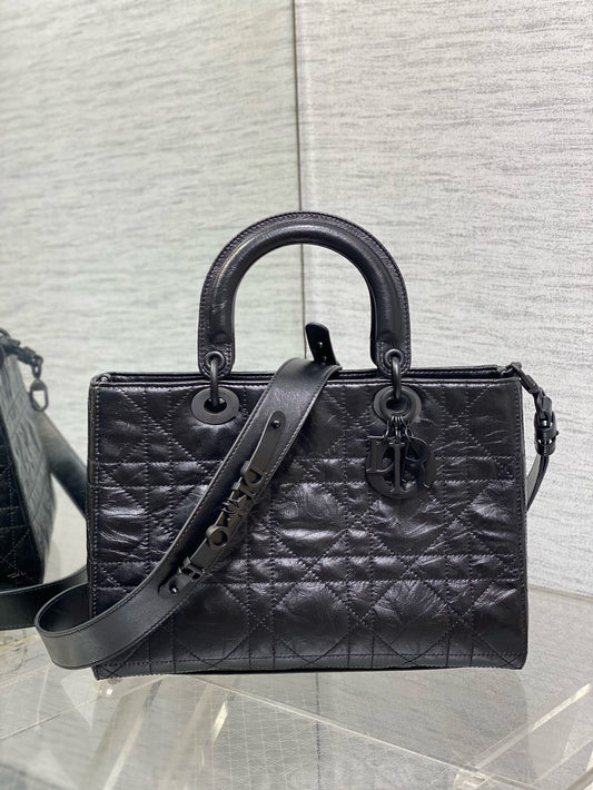 DR387 Medium Lady D-Sire My ABCDior Bag / 12 x 8 x 5 inches / HIGHEST QUALITY VERSION