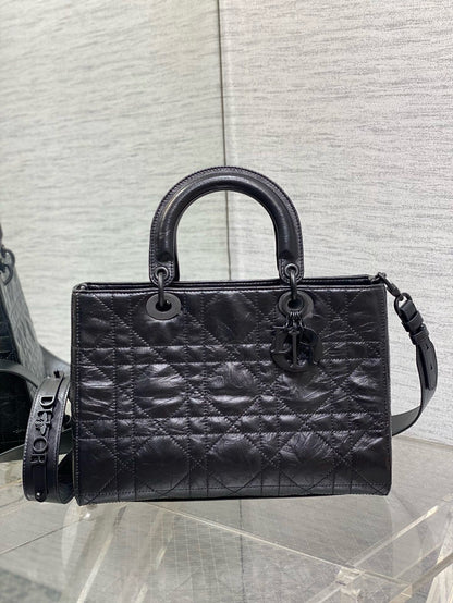 DR387 Medium Lady D-Sire My ABCDior Bag / 12 x 8 x 5 inches / HIGHEST QUALITY VERSION